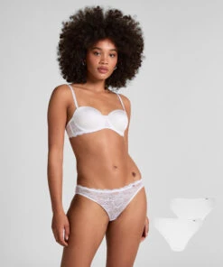 Hunkemöller Lot De 2 Slips Angie- Blanc