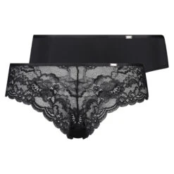 Hunkemöller Lot De 2 Slips Brésiliens Angie- Noir 6 Hunkemöller Lot De 2 Slips Brésiliens Angie- Noir -Hunkemoller Boutique 136474 5