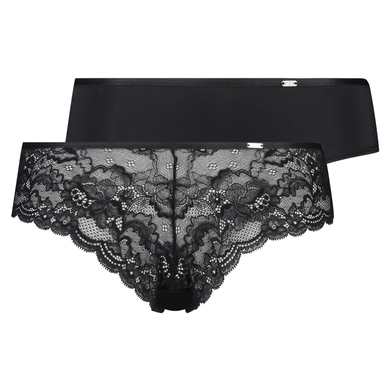Lot de 2 slips brésiliens Angie- Noir Hunkemöller Lot De 2 Slips Brésiliens Angie- Noir -Hunkemoller Boutique 136474 5 scaled