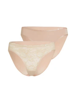 Hunkemöller Lot De 2 Slips Angie- Beige 3 Hunkemöller Lot De 2 Slips Angie- Beige -Hunkemoller Boutique 136536 5