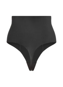 Hunkemöller String Taille Haute Avec Gaine Sculptante En Dentelle Scuba- Noir -Hunkemoller Boutique 161240 6
