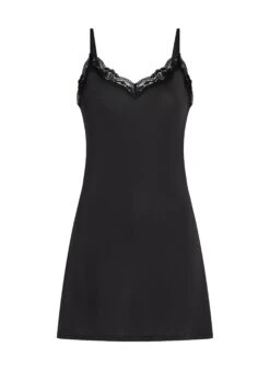 Hunkemöller Fond De Robe Lissant En Dentelle- Noir -Hunkemoller Boutique 161244 5
