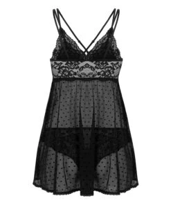 Hunkemöller Babydoll Beatriz- Noir -Hunkemoller Boutique 169282 6
