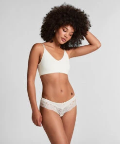 Hunkemöller Short Brésilien Valence- Blanc