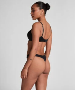 Hunkemöller String Invisible En Coton- Noir 2 Hunkemöller String Invisible En Coton- Noir -Hunkemoller Boutique 175460 4