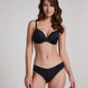 Hunkemöller Slip Brésilien Invisible Coton- Noir