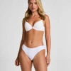 Hunkemöller Slip Brésilien IInvisible Lace Back- Blanc