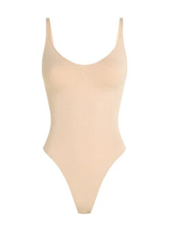 Hunkemöller Body à Jambe Haute Sans Couture Mise En Forme- Beige -Hunkemoller Boutique 202133 5