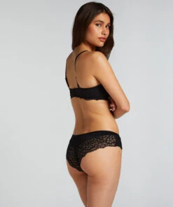 Hunkemöller Slip Brésilien Marine- Noir 2 Hunkemöller Slip Brésilien Marine- Noir -Hunkemoller Boutique 202513 4