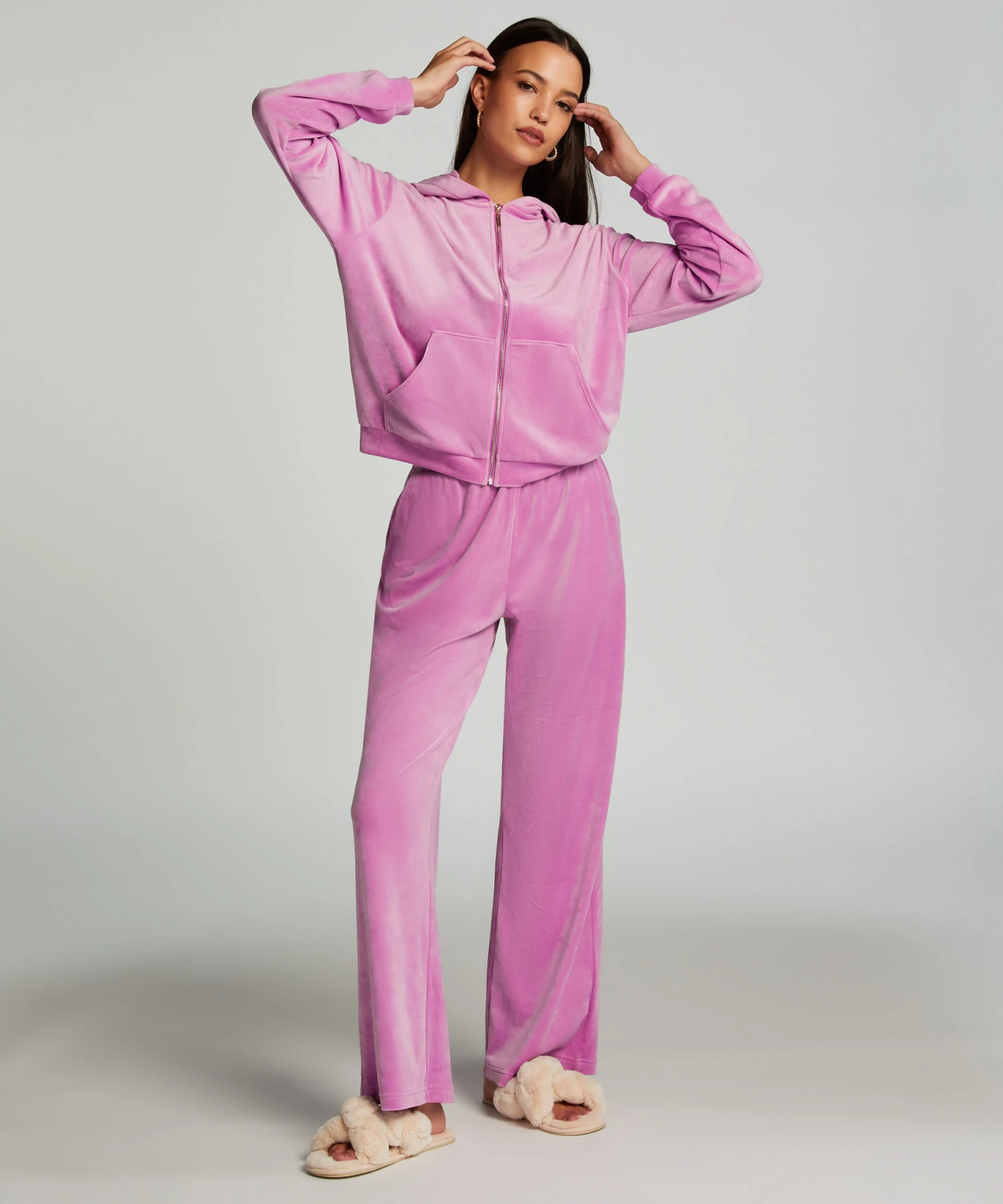 Petite Pantalon de pyjama Velours- Rose Hunkemöller Petite Pantalon De Pyjama Velours- Rose -Hunkemoller Boutique 205087 1 scaled