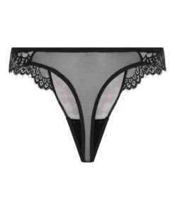 Hunkemöller String Daisy- Noir -Hunkemoller Boutique 206017 6