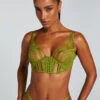 Hunkemöller Soutien-gorge à Armatures Non-préformé Longline Billie- Vert