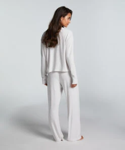 Hunkemöller Haut De Pyjama à Manches Longues- Beige -Hunkemoller Boutique 206900 4