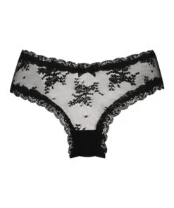 Hunkemöller Slip Brésilien V-shape Mesh- Noir -Hunkemoller Boutique 300096 5