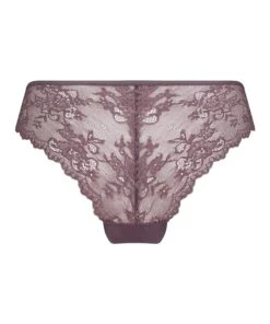 Hunkemöller Slip Brésilien IInvisible Lace Back- Violet -Hunkemoller Boutique 300223 6
