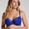 Hunkemöller Soutien-gorge à Armatures Non-préformé Marine- Bleu