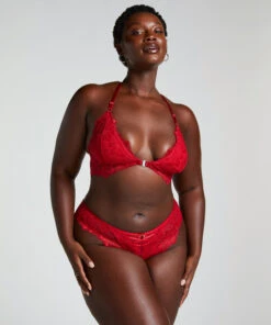 Hunkemöller Slip Brésilien Charlotta- Rouge 3 Hunkemöller Slip Brésilien Charlotta- Rouge -Hunkemoller Boutique 300355 12