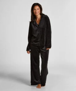 Hunkemöller Veste à Manches Longues En Velours- Noir 2 Hunkemöller Veste à Manches Longues En Velours- Noir -Hunkemoller Boutique 300585 3