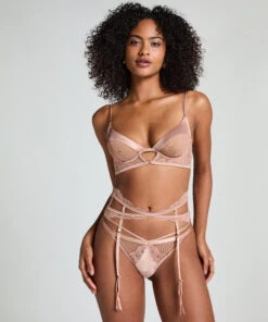 Hunkemöller Porte-jarretelles Nisha- Beige