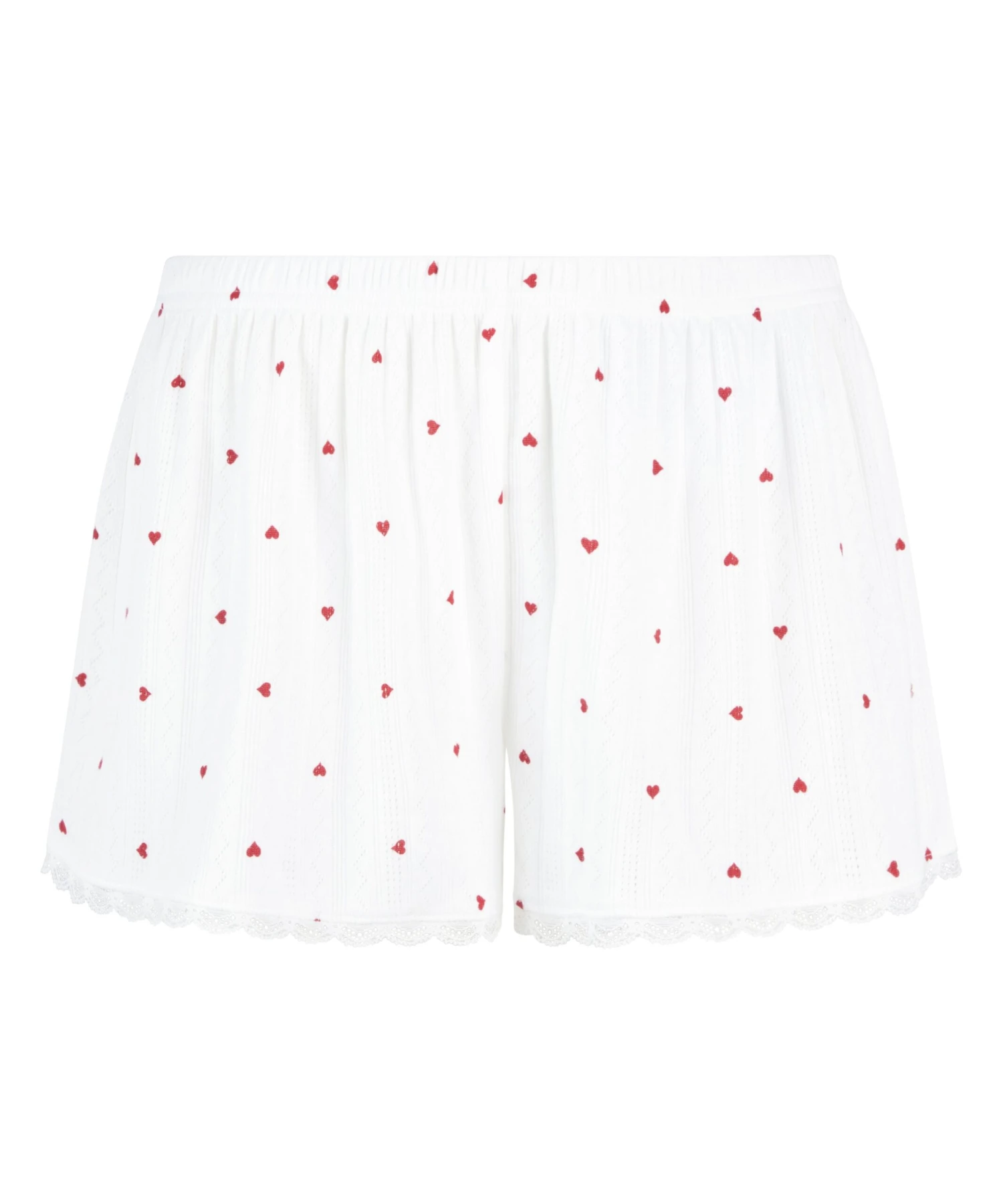 Short de pyjama Pointelle- Blanc Hunkemöller Short De Pyjama Pointelle- Blanc -Hunkemoller Boutique 301462 5 1 scaled
