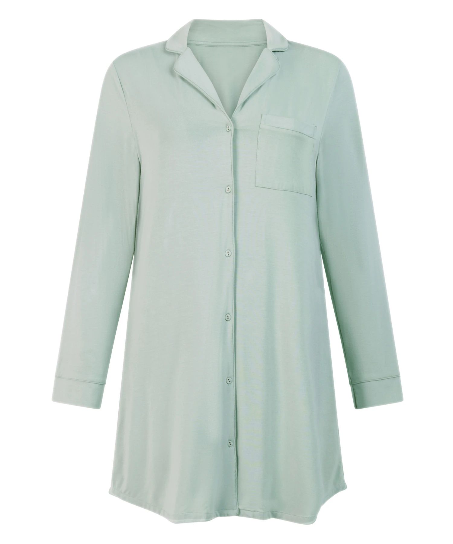 Robe-chemise à manches longues en jersey Essential- Vert Hunkemöller Robe-chemise à Manches Longues En Jersey Essential- Vert -Hunkemoller Boutique 301472 5 scaled