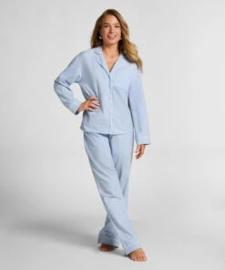 Hunkemöller Chemise En Coton- Bleu 2 Hunkemöller Chemise En Coton- Bleu -Hunkemoller Boutique 301491 3