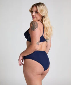 Hunkemöller Slip Taille Haute Diva- Bleu -Hunkemoller Boutique 301573 13