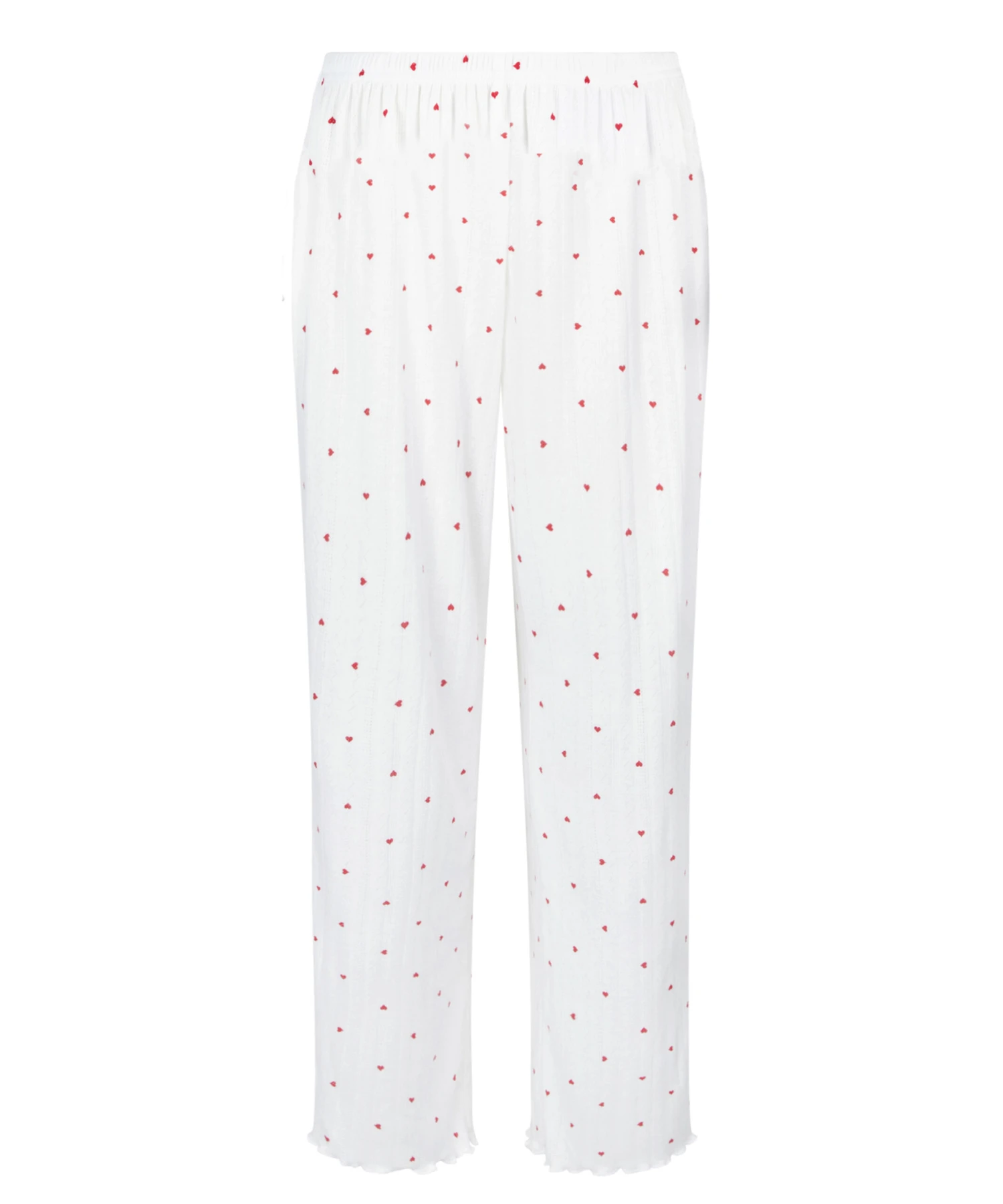 Pantalon de pyjama Pointelle- Blanc Hunkemöller Pantalon De Pyjama Pointelle- Blanc -Hunkemoller Boutique 301638 5 1 scaled