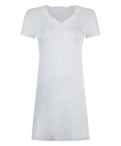 Hunkemöller Chemise De Nuit En Jersey- Gris -Hunkemoller Boutique 301667 5