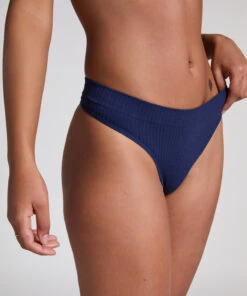 Hunkemöller String échancré Dianne- Bleu -Hunkemoller Boutique 302017 2