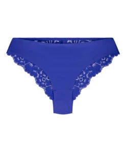 Hunkemöller Slip Brésilien IInvisible Lace Back- Bleu -Hunkemoller Boutique 302165 5