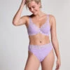 Hunkemöller Slip Taille Haute Diva- Violet