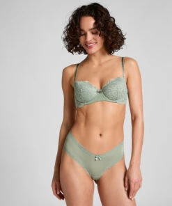 Hunkemöller Slip Brésilien En Forme De V London- Vert