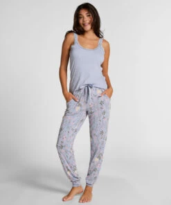 Hunkemöller Pantalon De Pyjama Jersey- Violet