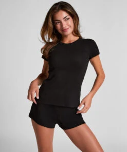 Hunkemöller Top Pointelle - Noir 2 Hunkemöller Top Pointelle - Noir -Hunkemoller Boutique 302660 3