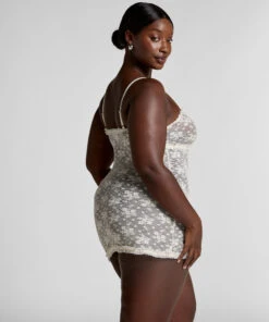 Hunkemöller Nuisette En Dentelle Darcy- Blanc 4 Hunkemöller Nuisette En Dentelle Darcy- Blanc -Hunkemoller Boutique 302686 13