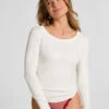 Hunkemöller Top De Pyjama Coton- Blanc