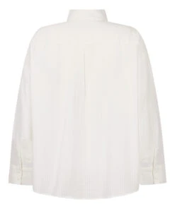 Hunkemöller Top De Pyjama Coton Seersucker- Blanc -Hunkemoller Boutique 302785 6