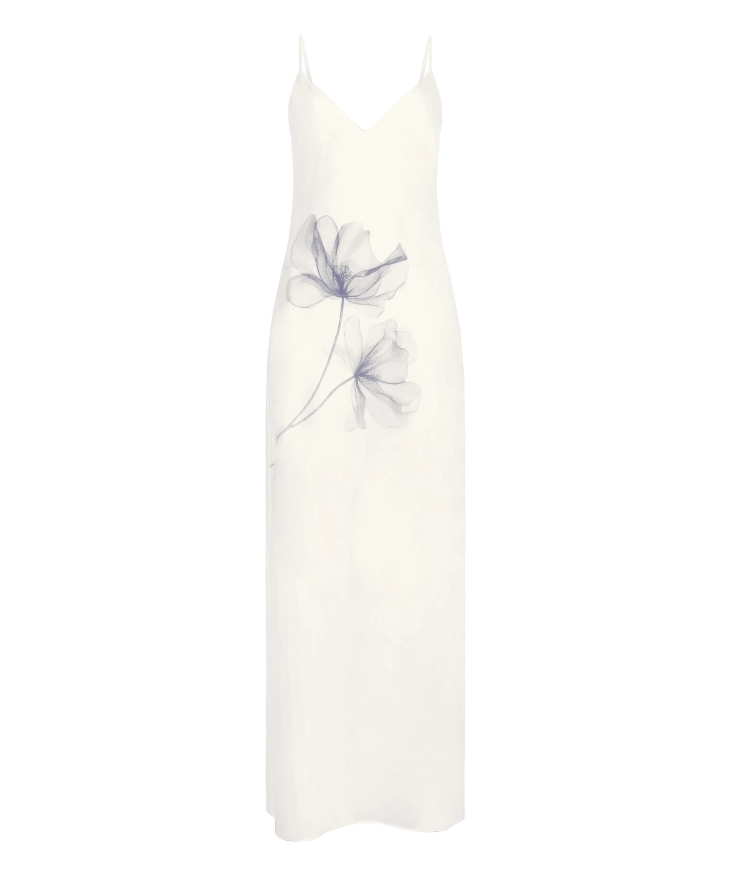 Slip dress longue en satin floral- Blanc Hunkemöller Slip Dress Longue En Satin Floral- Blanc -Hunkemoller Boutique 302808 5 scaled