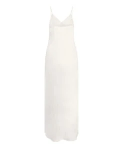 Hunkemöller Slip Dress Longue En Satin Floral- Blanc 6 Hunkemöller Slip Dress Longue En Satin Floral- Blanc -Hunkemoller Boutique 302808 6