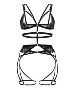 Hunkemöller Body Harnais Nienke- Noir 3 Hunkemöller Body Harnais Nienke- Noir -Hunkemoller Boutique 302812 5