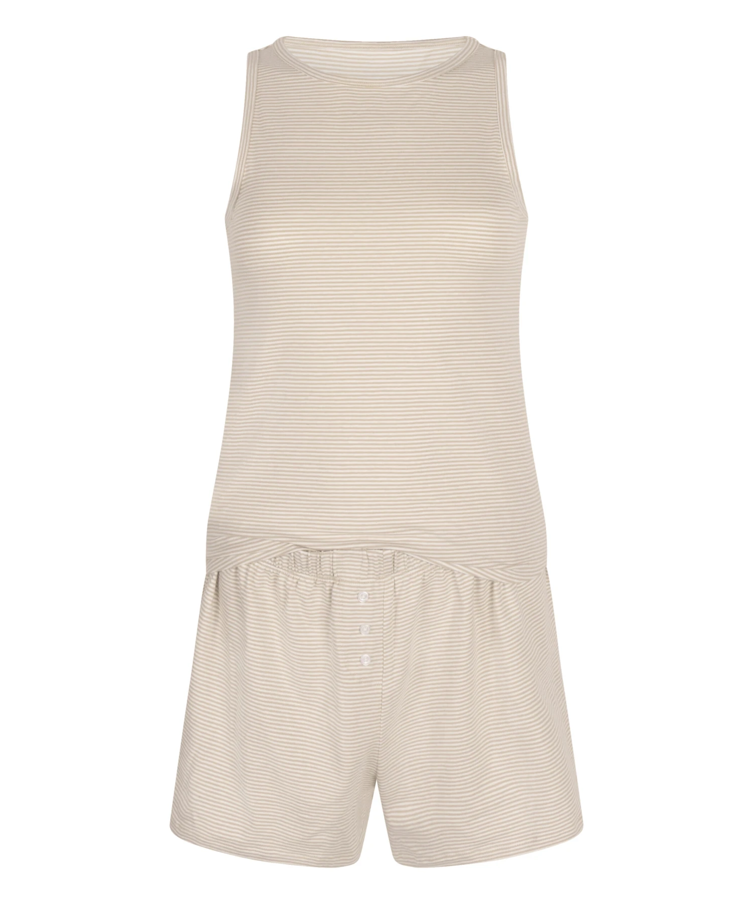 Pyjama Débardeur en Jersey- Beige Hunkemöller Pyjama Débardeur En Jersey- Beige -Hunkemoller Boutique 302955 5 scaled