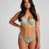 Hunkemöller Coton De Géorgie Brésilien- Vert
