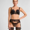 Hunkemöller Porte-jarretelles Avela- Noir