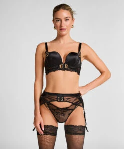 Hunkemöller Porte-jarretelles Avela- Noir