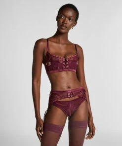 Hunkemöller Porte-jarretelles Avela- Rouge