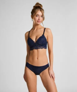 Hunkemöller Slip Brésilien Andrea- Bleu