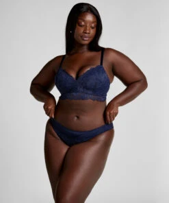 Hunkemöller Slip Brésilien Andrea- Bleu 3 Hunkemöller Slip Brésilien Andrea- Bleu -Hunkemoller Boutique 303145 12