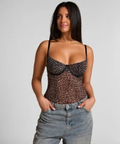 Hunkemöller Body Léopard Tara- Noir -Hunkemoller Boutique 303157 17