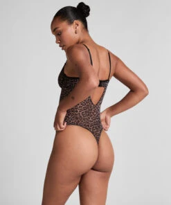 Hunkemöller Body Léopard Tara- Noir -Hunkemoller Boutique 303157 4